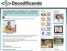 Tablet Screenshot of decodificando.com.br